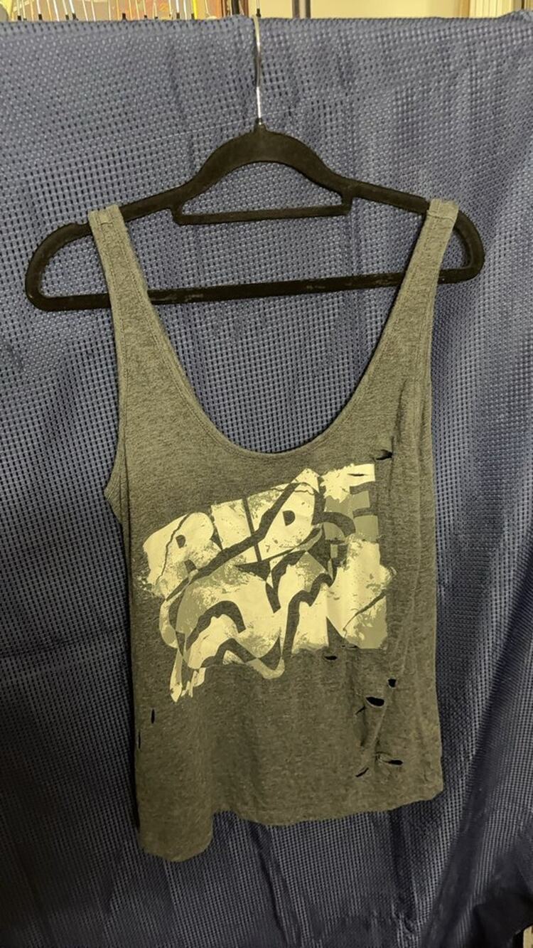 Fox Graphic Distressed Tank Top